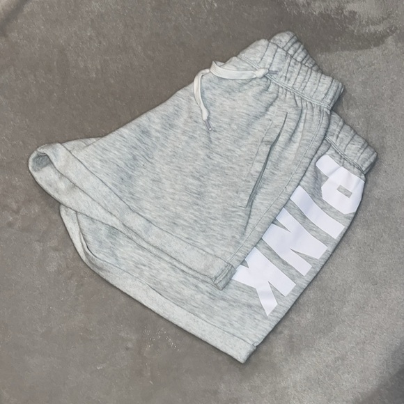 PINK Victoria's Secret Gray Athletic Sweat Shorts - Picture 4 of 4